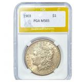 1903 Morgan Silver Dollar PGA MS65