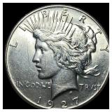 1927 Silver Peace Dollar UNCIRCULATED