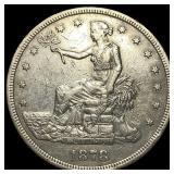 1878-S Silver Trade Dollar CLOSELY  UNCIRCULATED