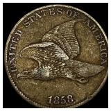 1858 Flying Eagle Cent NEARLY UNCIRCULATED