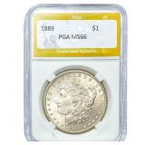 1889 Morgan Silver Dollar PGA MS66