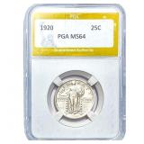 1920 Standing Liberty Quarter PGA MS64