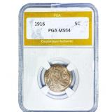 1916 Buffalo Nickel PGA MS64