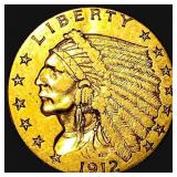 1912 $2.50 Gold Quarter Eagle