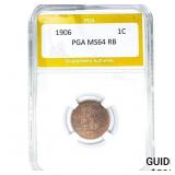 1906 Indian Head Cent PGA MS64 RB