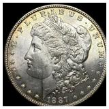1887 Silver Morgan Dollar CHOICE BU