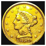 1851 $2.50 Gold Quarter Eagle