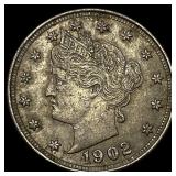 1902 Liberty Head Nickel CLOSELY UNCIRCULATED