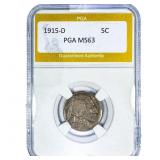 1915-D Buffalo Nickel PGA MS63