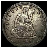 1856 Seated Liberty Quarter CLOSELY  UNCIRCULATED