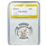 1928-D Standing Liberty Quarter PGA MS65