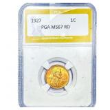 1927 Wheat Cent PGA MS67RD