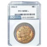 1904-O Morgan Silver Dollar PCI MS65+