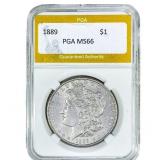 1889 Morgan Silver Dollar PGA MS66