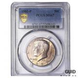 1982-P Kennedy Half Dollar PCGS MS67
