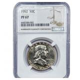 1952 Franklin Half Dollar NGC PF67