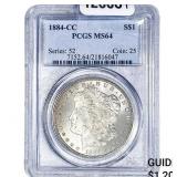 1884-CC Morgan Silver Dollar PCGS MS64