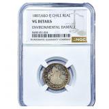 1807/6 Colonial Spain Silver 1 Real NGC VG Details