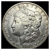 1887/6 Silver Morgan Dollar NEARLY  UNCIRCULATED