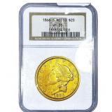 1886-S $20 Gold Double Eagle NGC VF35 Motto