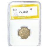 1901 Liberty Victory Nickel PGA MS64