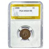 1888 Indian Head Cent PGA MS64RB