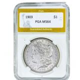 1903 Morgan Silver Dollar PGA MS64