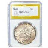 1889 Morgan Silver Dollar PGA MS66