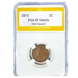 1873 Indian Head Cent PGA XF Details DDO Closed 3