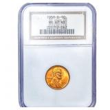 1950 Wheat Cent NGC MS67 RD