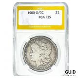 1900-O/CC Morgan Silver Dollar PGA F15