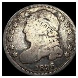 1836 Silver Capped Bust Dime NICELY  CIRCULATED