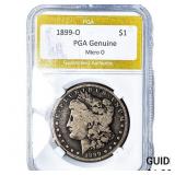 1899-O Morgan Silver Dollar PGA Genuine Micro O