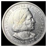 1893 Silver Columbian Half Dollar GEM BU