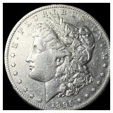 1896-S Silver Morgan Dollar CHOICE AU