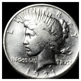 1921 Silver Peace Dollar LIGHTLY CIRCULATED