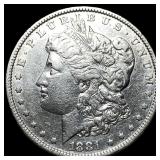 1881-S Silver Morgan Dollar CLOSELY UNCIRCULATED