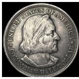 1893 Columbian Exposition Half Dollar CLOSELY UNCI
