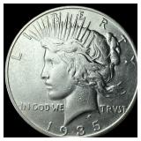 1935-S Peace Silver Dollar CLOSELY  UNCIRCULATED
