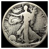 1916-D Silver Walking Liberty Half Dollar  NICELY