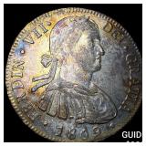 1809 Mexico Ferdinand VII Silver 8 Reales Armored