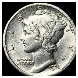 1916 Mercury Dime CHOICE AU