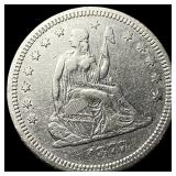 1877 Seated Liberty Quarter CLOSELY UNCIRCULATED