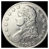 1833 Capped Bust Half Dollar CHOICE AU