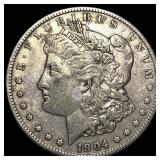 1904-S Silver Morgan Dollar NEARLY UNCIRCULATED