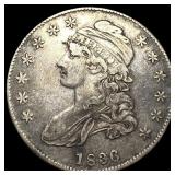 1836 Capped Bust Half Dollar NEARLY UNCIRCULATED