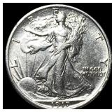 1917 Walking Liberty Half Dollar CHOICE AU