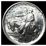 1925 Silver Stone Mountain Half Dollar GEM BU