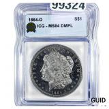 1884-O Morgan Silver Dollar ICG MS64 DMPL