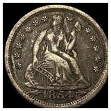 1854-O Silver Seated Liberty Dime LIGHTLY  CIRCUL